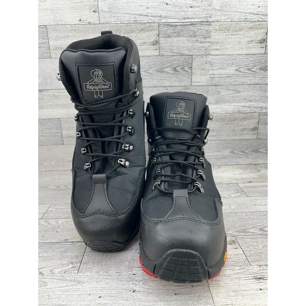 RefrigiWear 136CR Men Waterproof Work‎ Boots Black Vibram ASTM F2413-18 Size 10